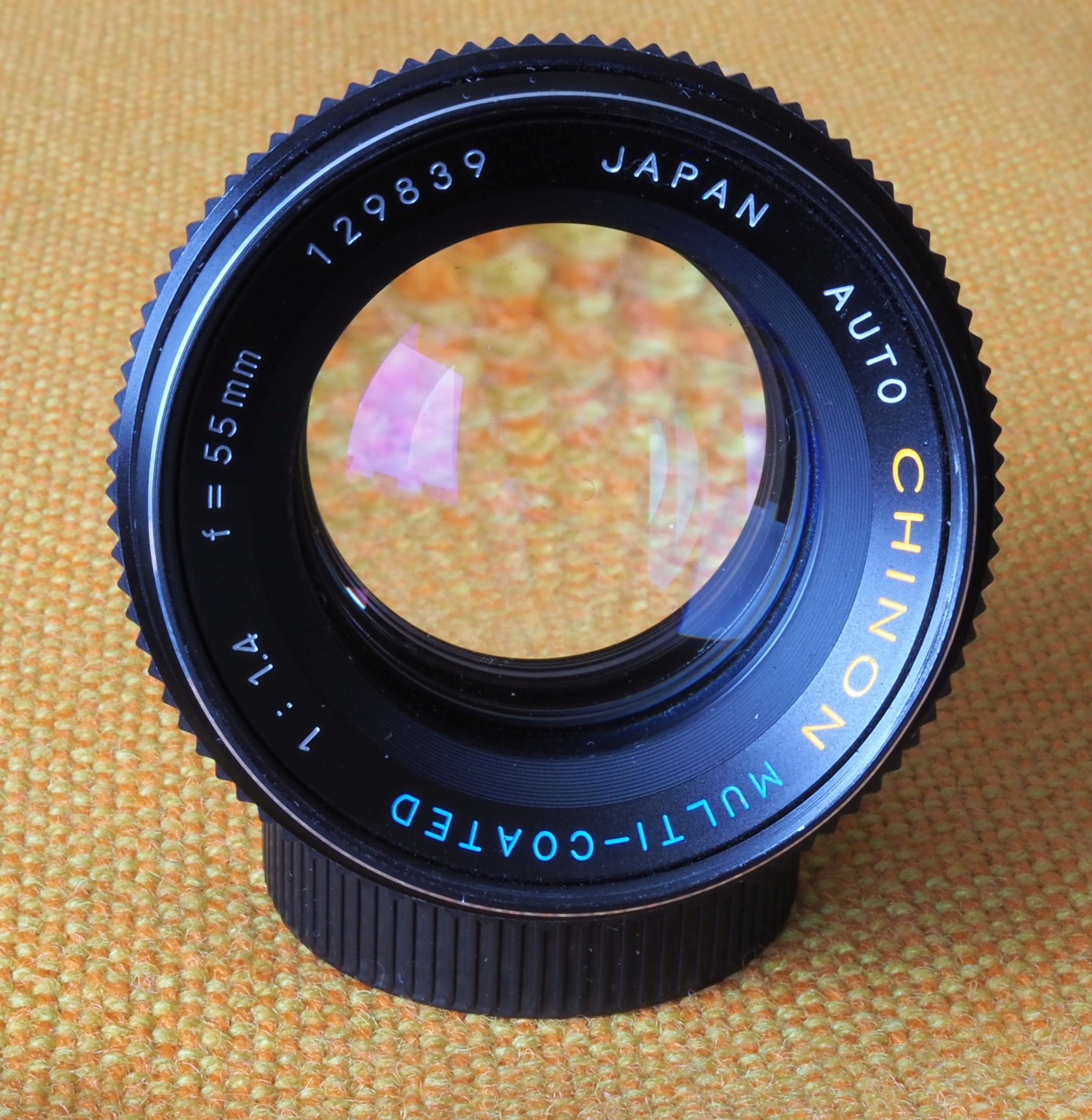 Auto Chinon 55mm f1.4 lens review for portraits and events