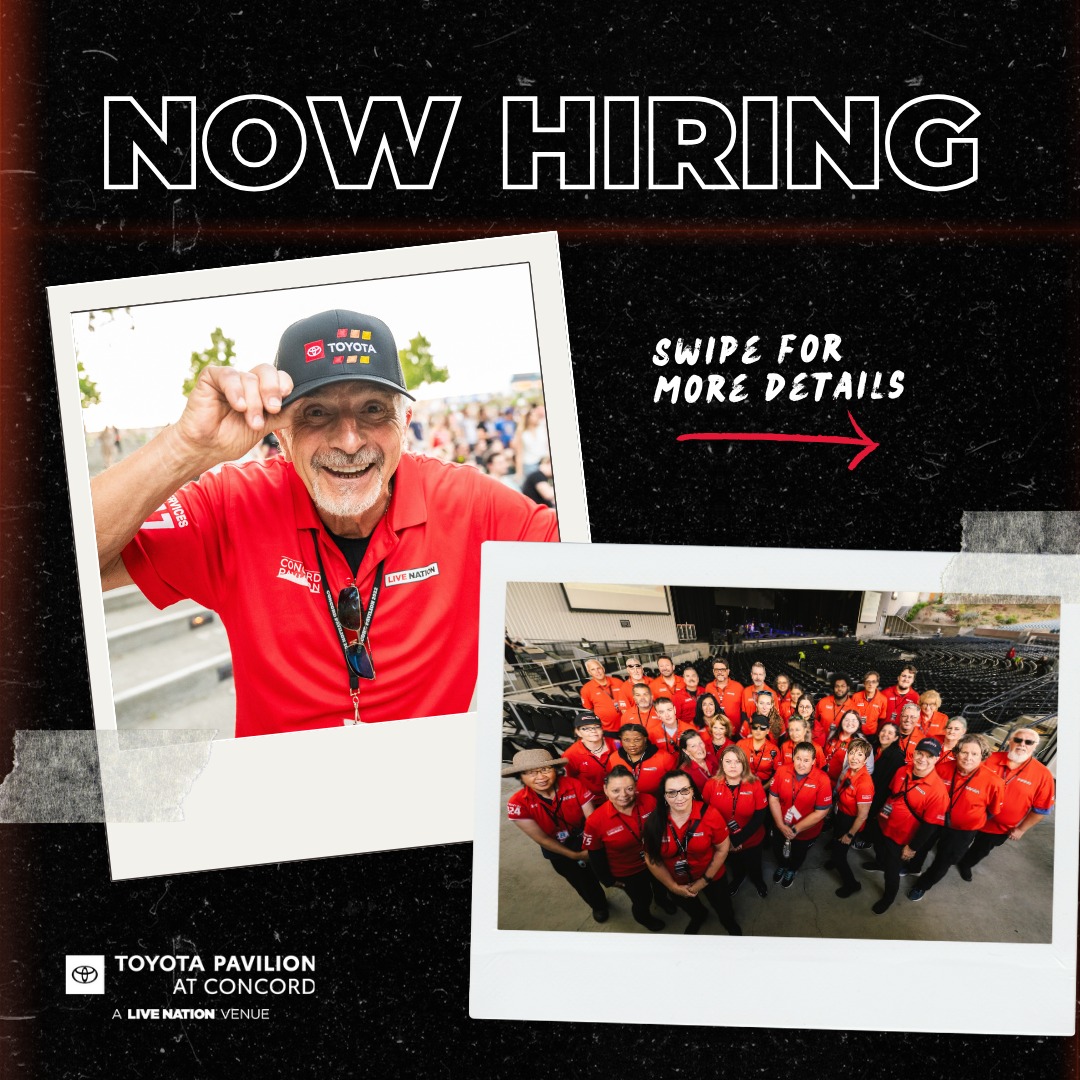 Exciting news!🎉 WE'RE HIRING!... - Toyota Pavilion At Concord | Facebook