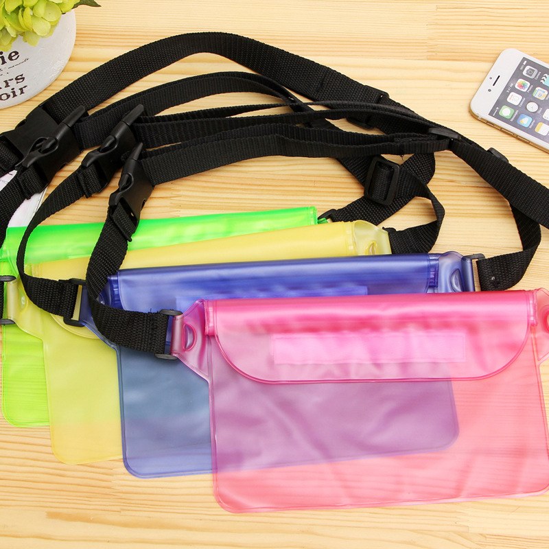 Mor-Hom Shop - ~ กระเป๋ากันน้ำสีสันสดใส *** ขนาด 22*11.5...