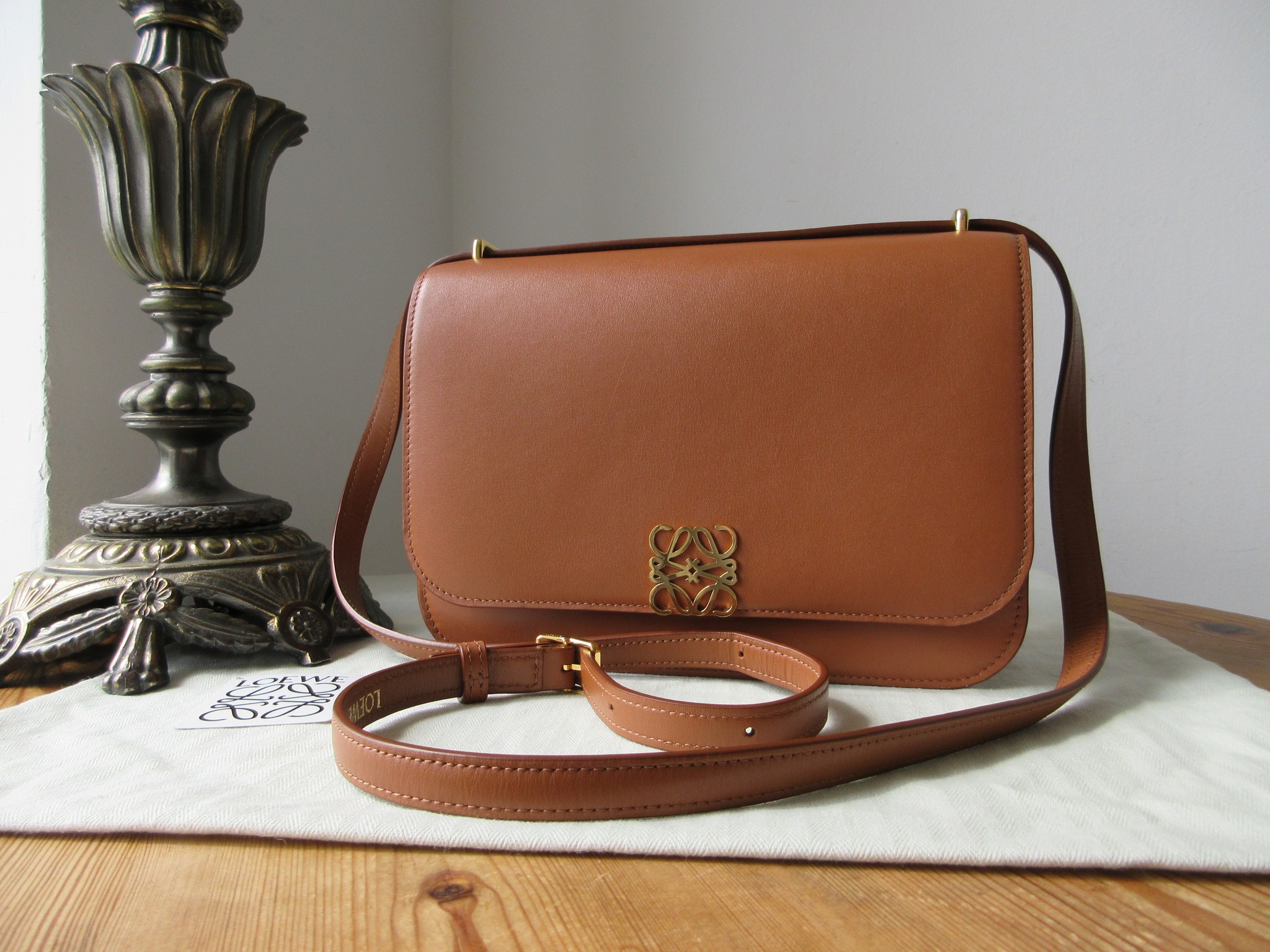 Goya Puffer bag in Plumrose leather. Now available: loewe.cm