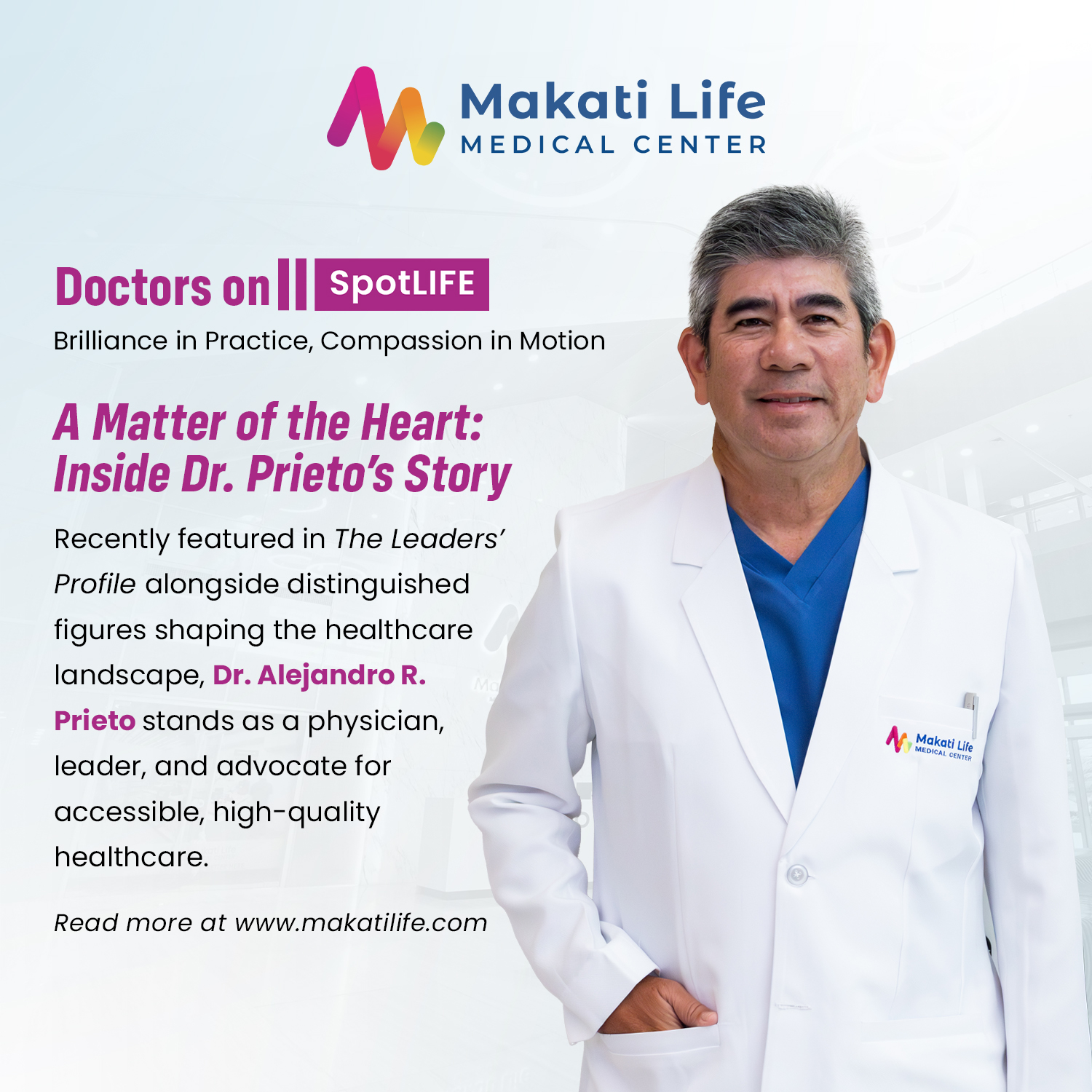 #DoctorsOnSpotLife | A Matter... - Makati Life Medical Center | Facebook