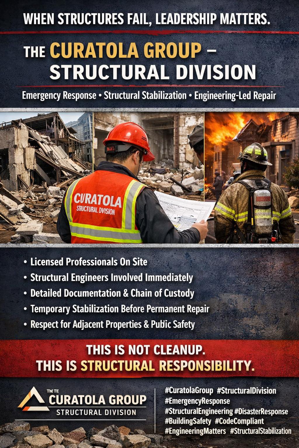 Curatola - When Structures Fail, Leadership Matters. The Curatola Group ...