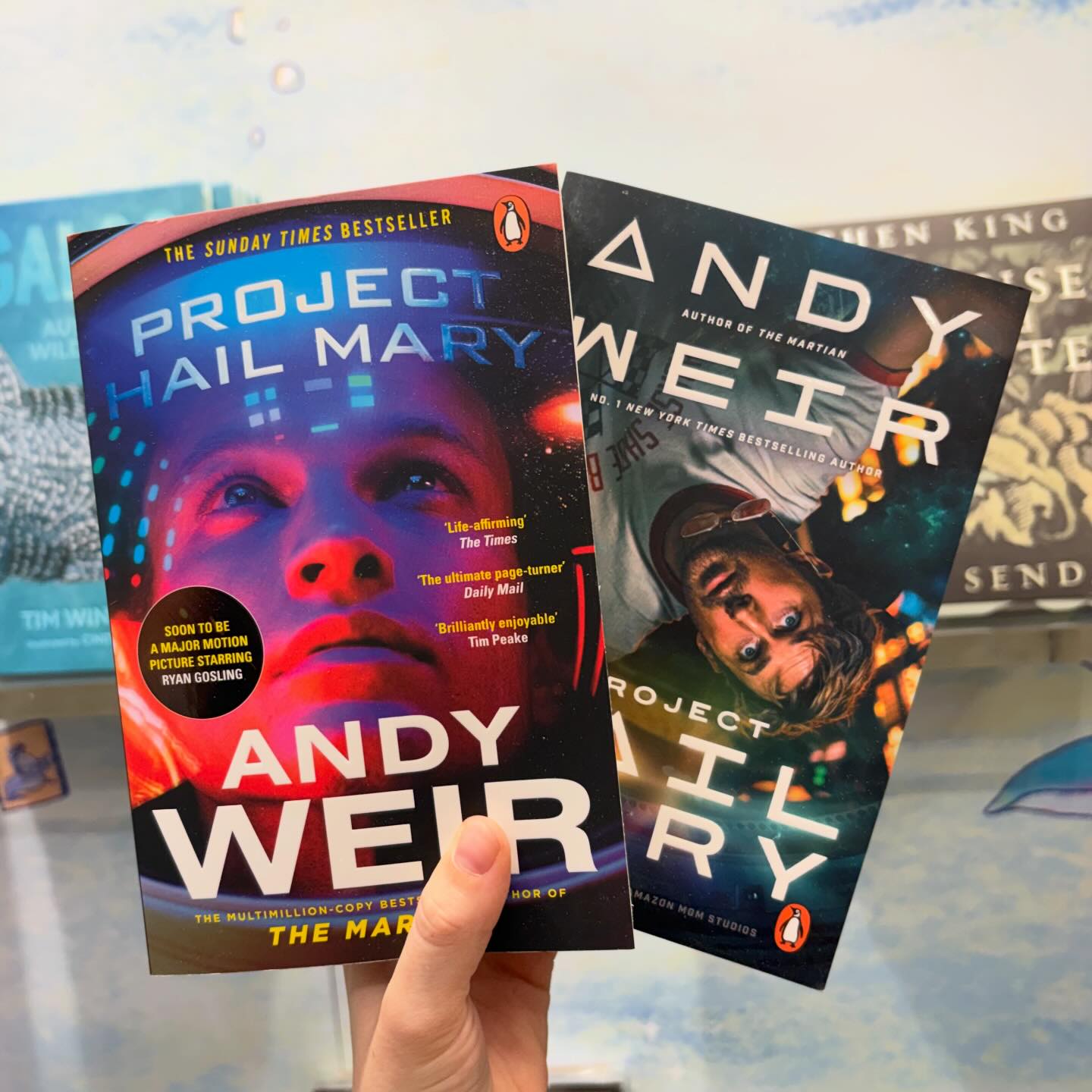 Kinokuniya - 🫧 An ocean of books for sci-fi lovers! 🧑‍🚀🚀 “Project Hail ...