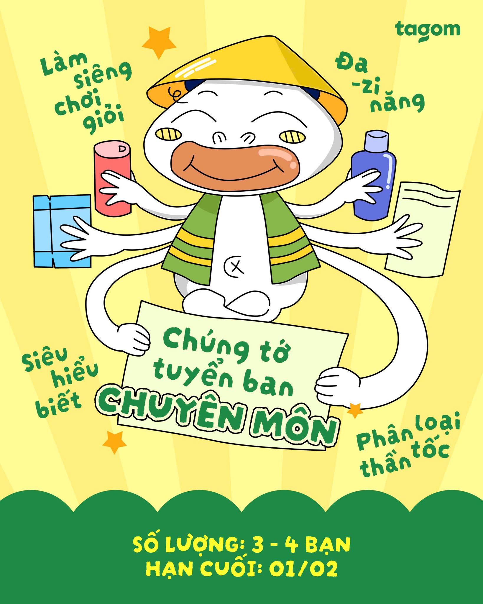 TAGOM - 📢 TAGOM ĐANG TÌM ĐỒNG ĐỘI: TUYỂN THÀNH VIÊN BAN... | Facebook