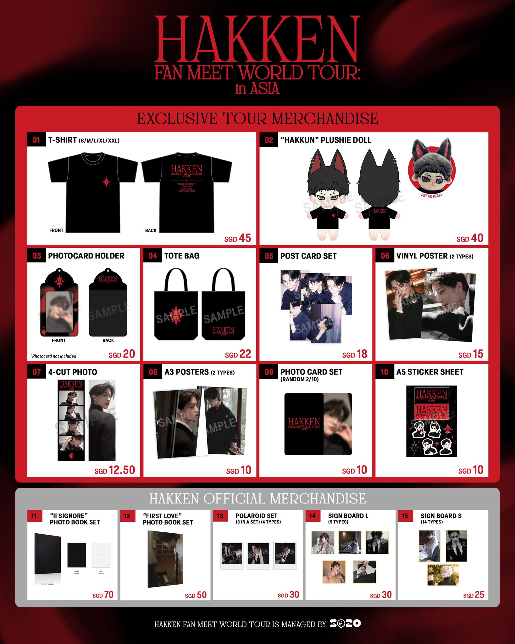☆ natori ONE-MAN LIVE TOUR “Koshin (March)” in Singapore Merch