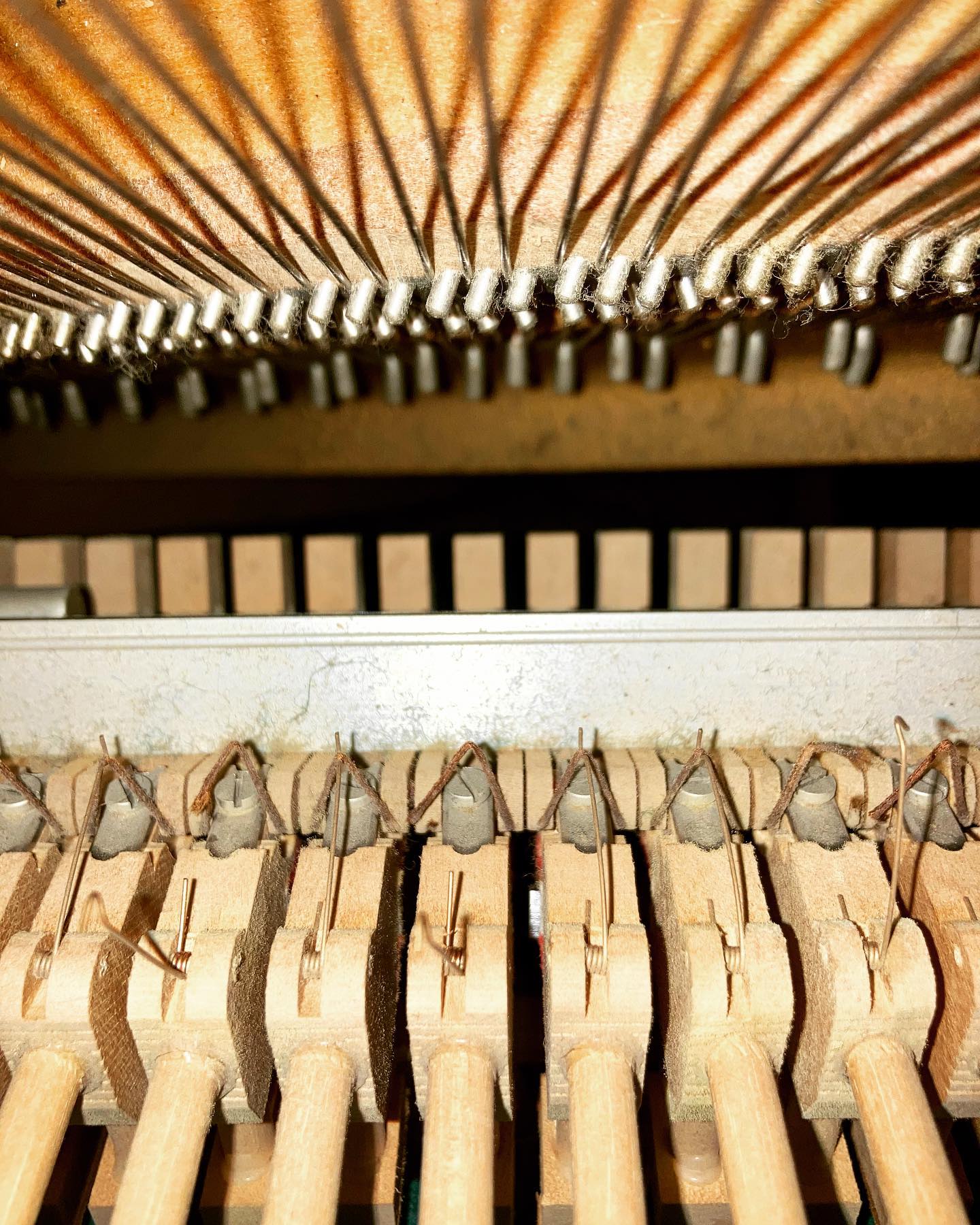 Yamaha console with rotten hammer... - A 440 Piano Service | Facebook