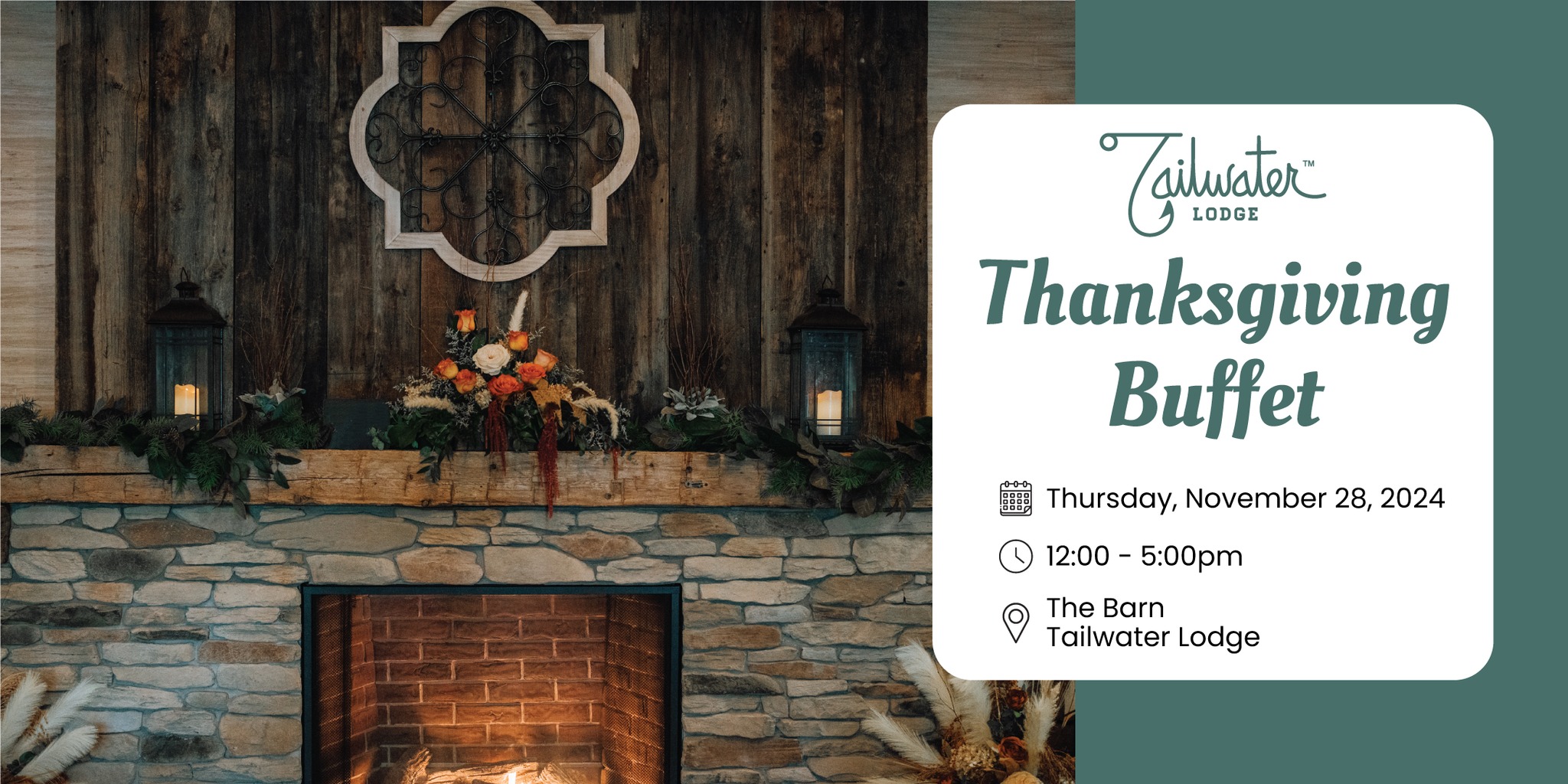 Thanksgiving Buffet at Tailwater Lodge