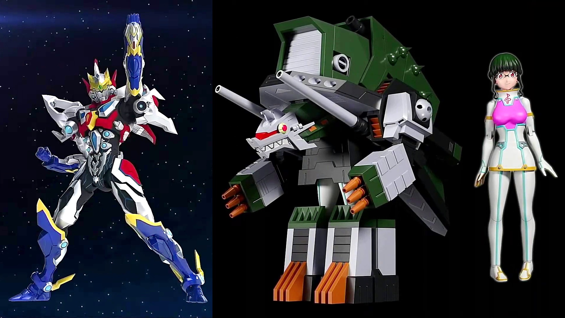 D180223 - Gridman (Universe Fighter) Figma & DX Sounderous (Anosillus ...