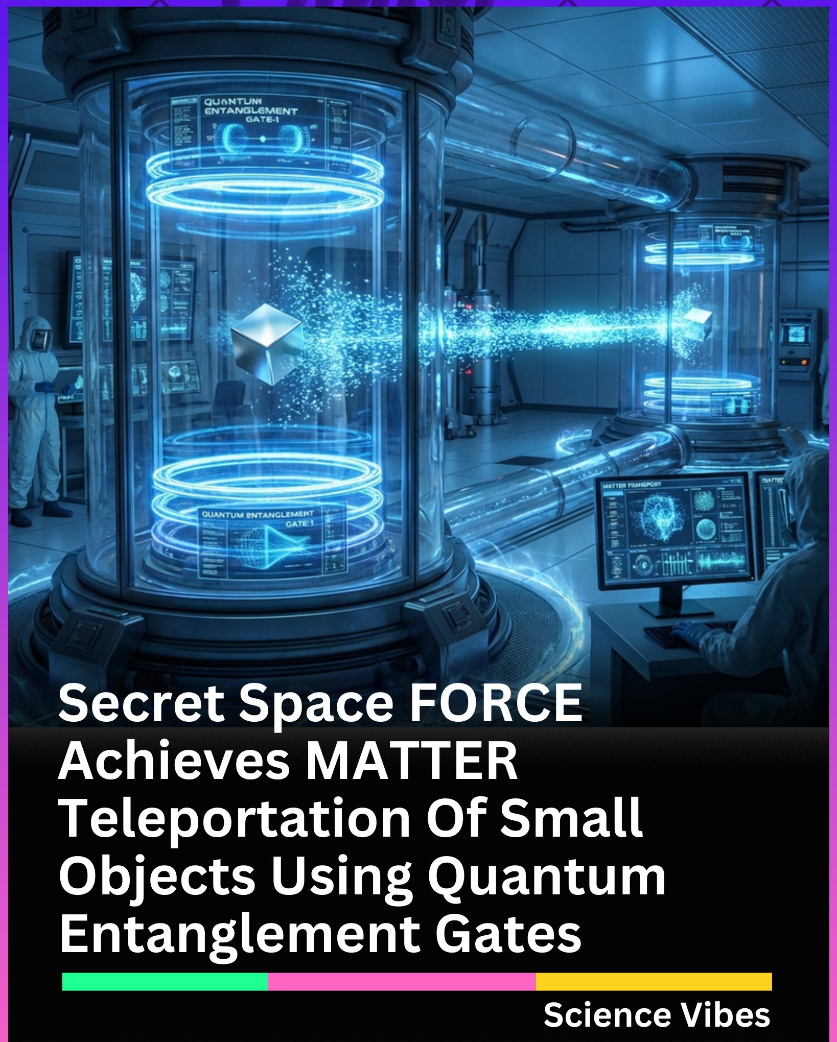 Scientists achieve matter teleportation with Quantum Entanglement