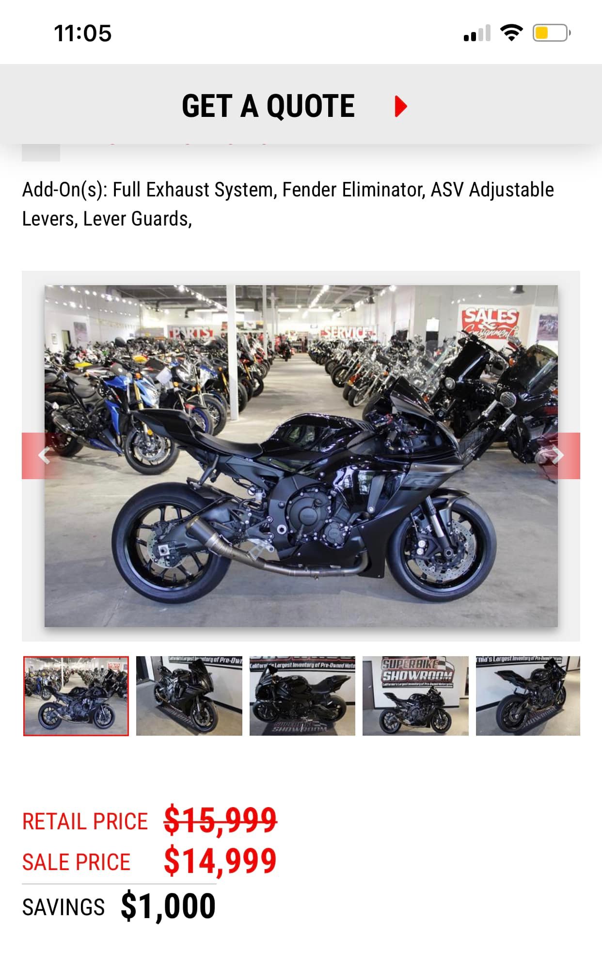 r1 or gsxr1000 both same price both same miles 17k what would you