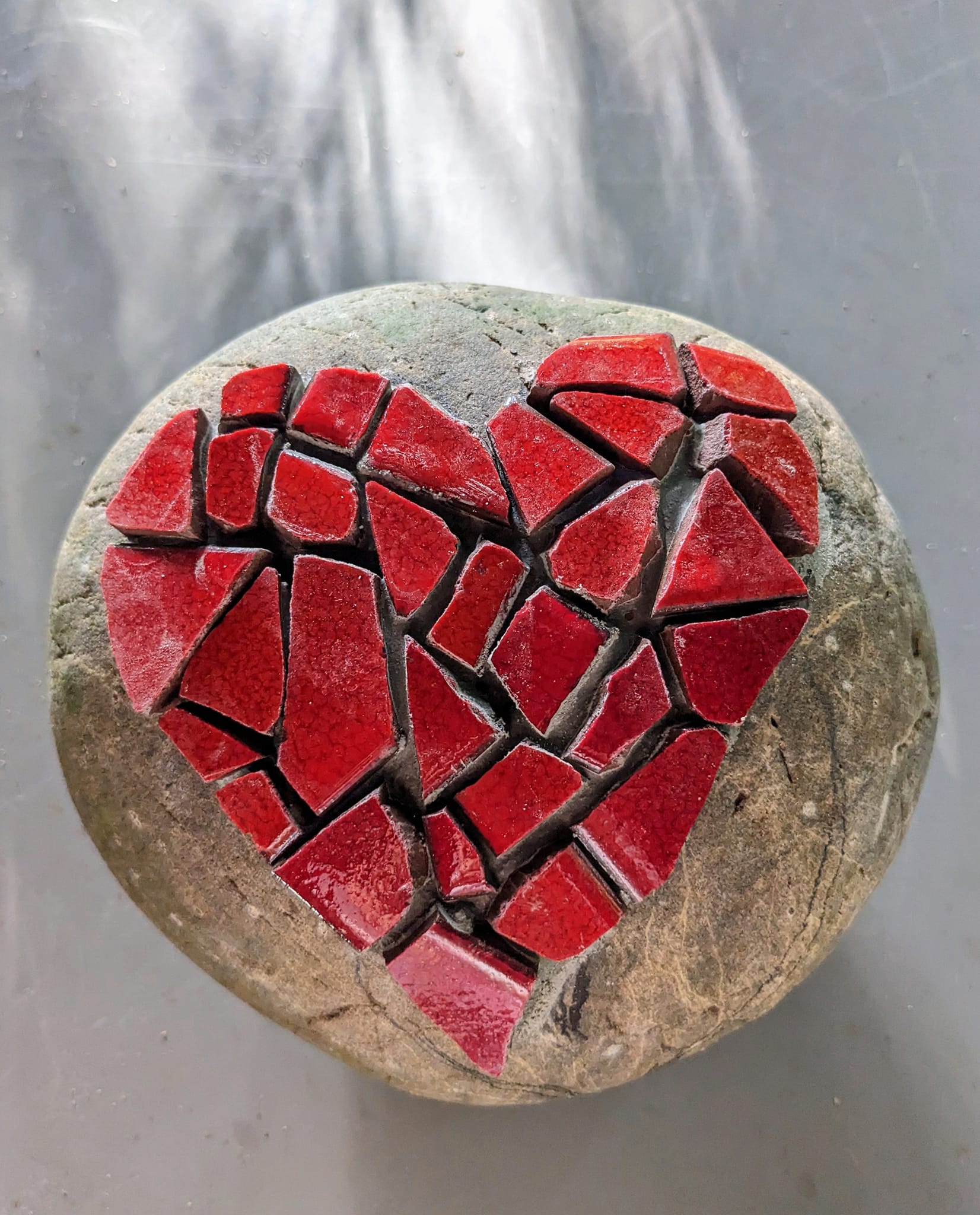 Human Made red heart ceramics tray