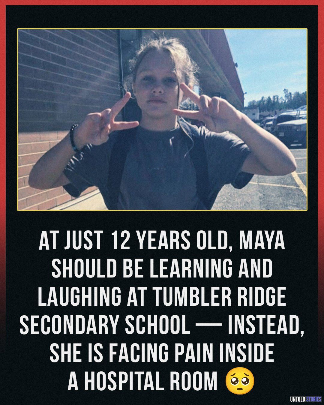 Untold - Instead of walking through the halls of Tumbler Ridge ...
