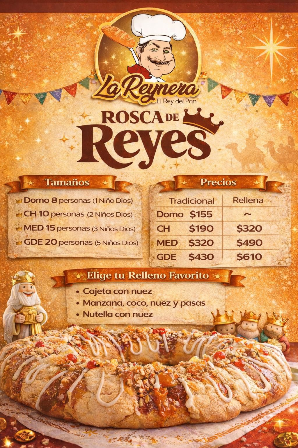 La reynera Panadería y... - La reynera Panadería y Pastelería