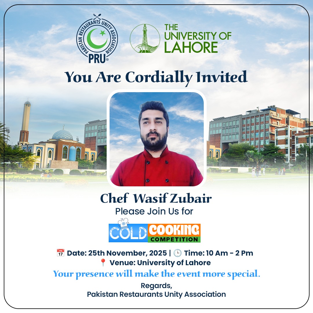 Pakistan... - Pakistan Restaurants Unity Association - Regd.