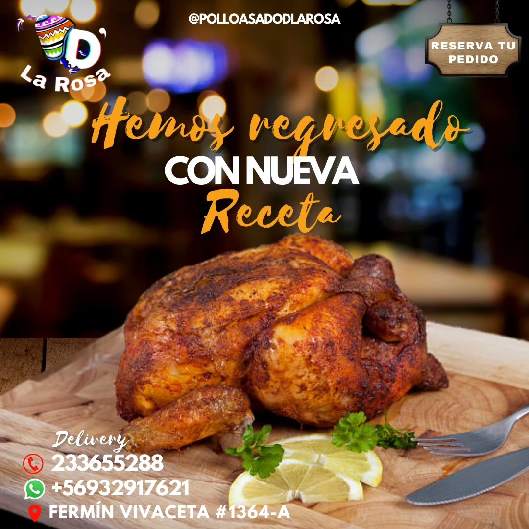 Pollo Asado D La Rosa | Santiago