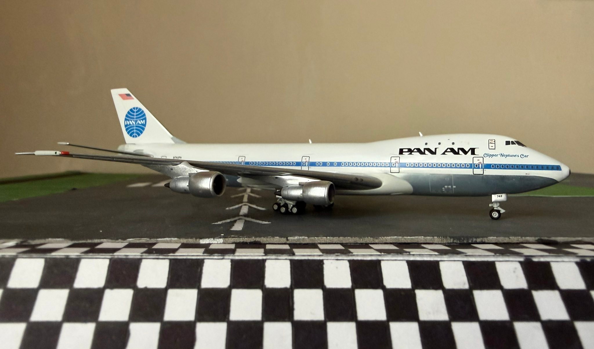 1/400 ボーイング 747-100 pan am N742PA 希少 PAN AM B747-100 N742PA