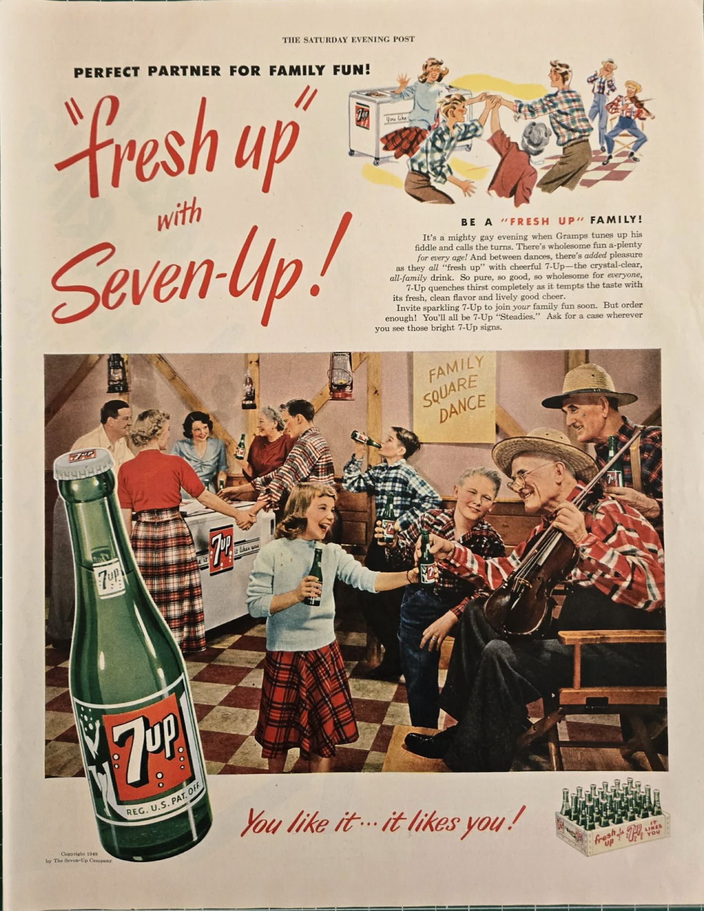 1949 : 7UP AD