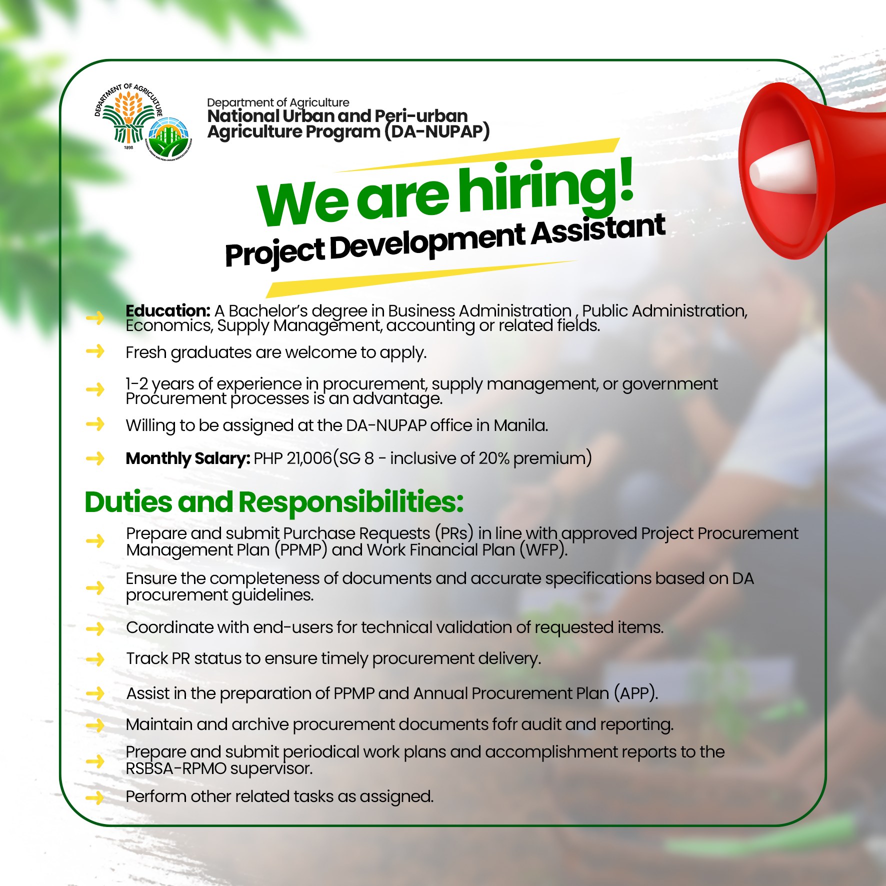 Nationa... - National Urban and Peri-Urban Agriculture Program