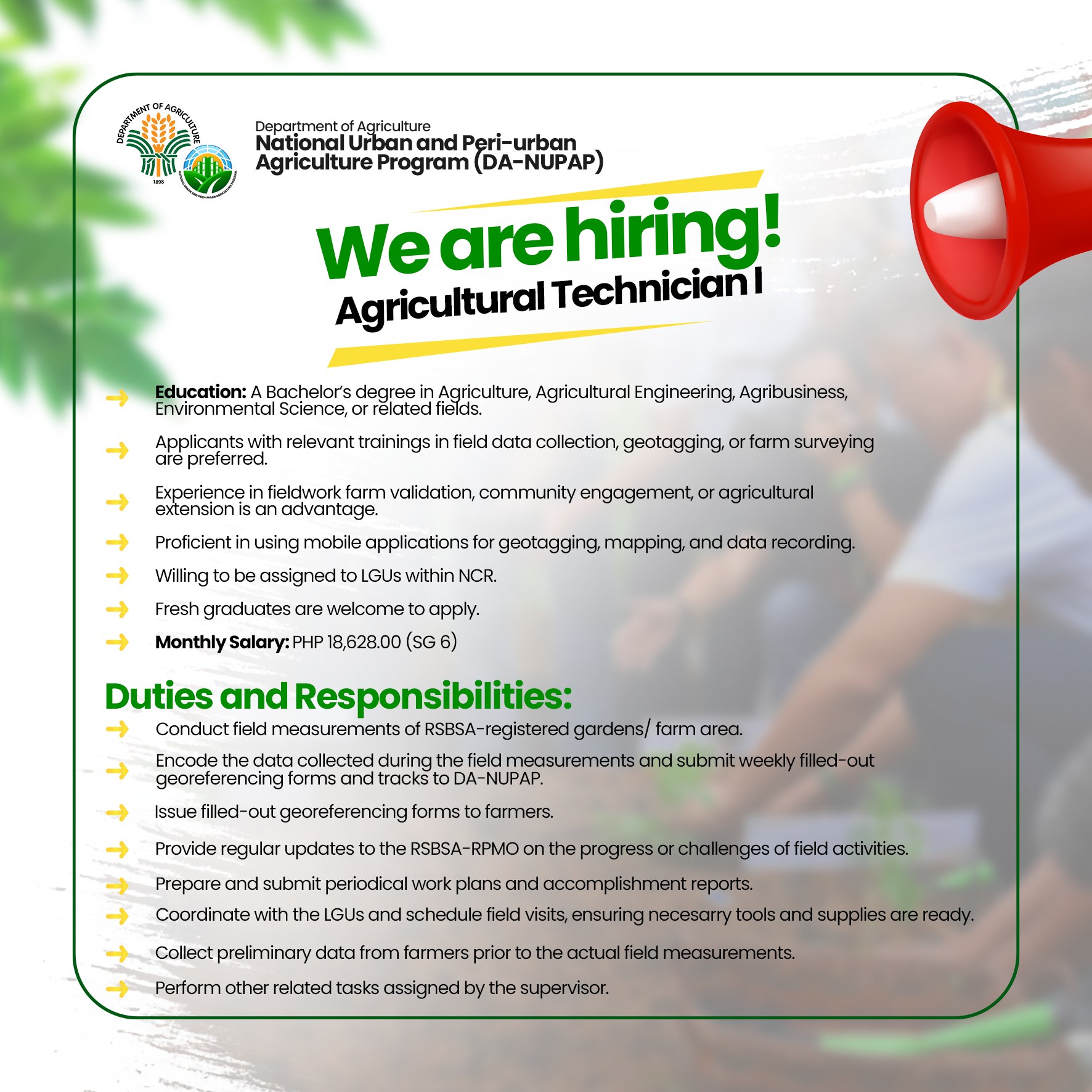 National Urban and Peri-Urban Agriculture Program | Manila