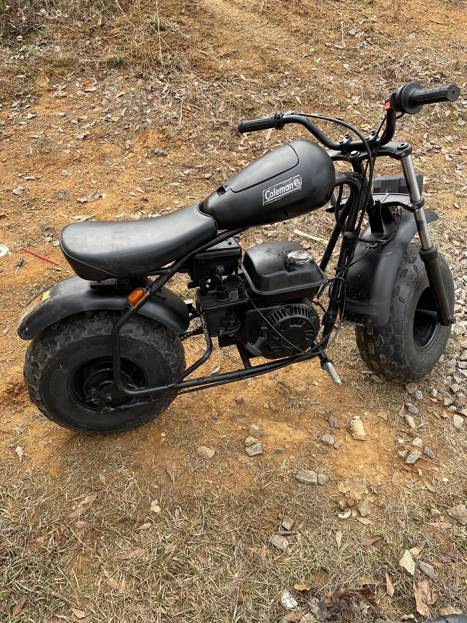 coleman mini bike 200 Powersports B200 196cc Gas Powered Minibike for Kids and Adults 1 Cylinder 4 Stroke 30 Mph Lbs Maximum Load Ideal for Off Road and Trail Riding Amazons Choice no cutting or splicing necessary Coleman Powersports 196cc Gas Mini