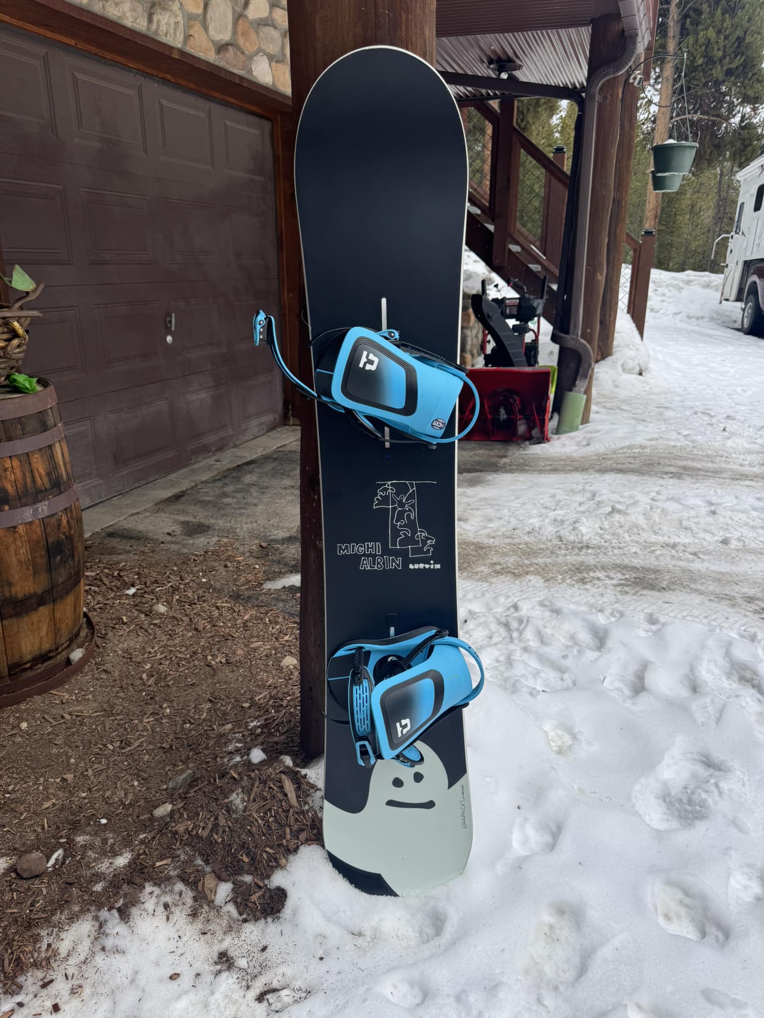 Michi Albin Burtin snowboard review