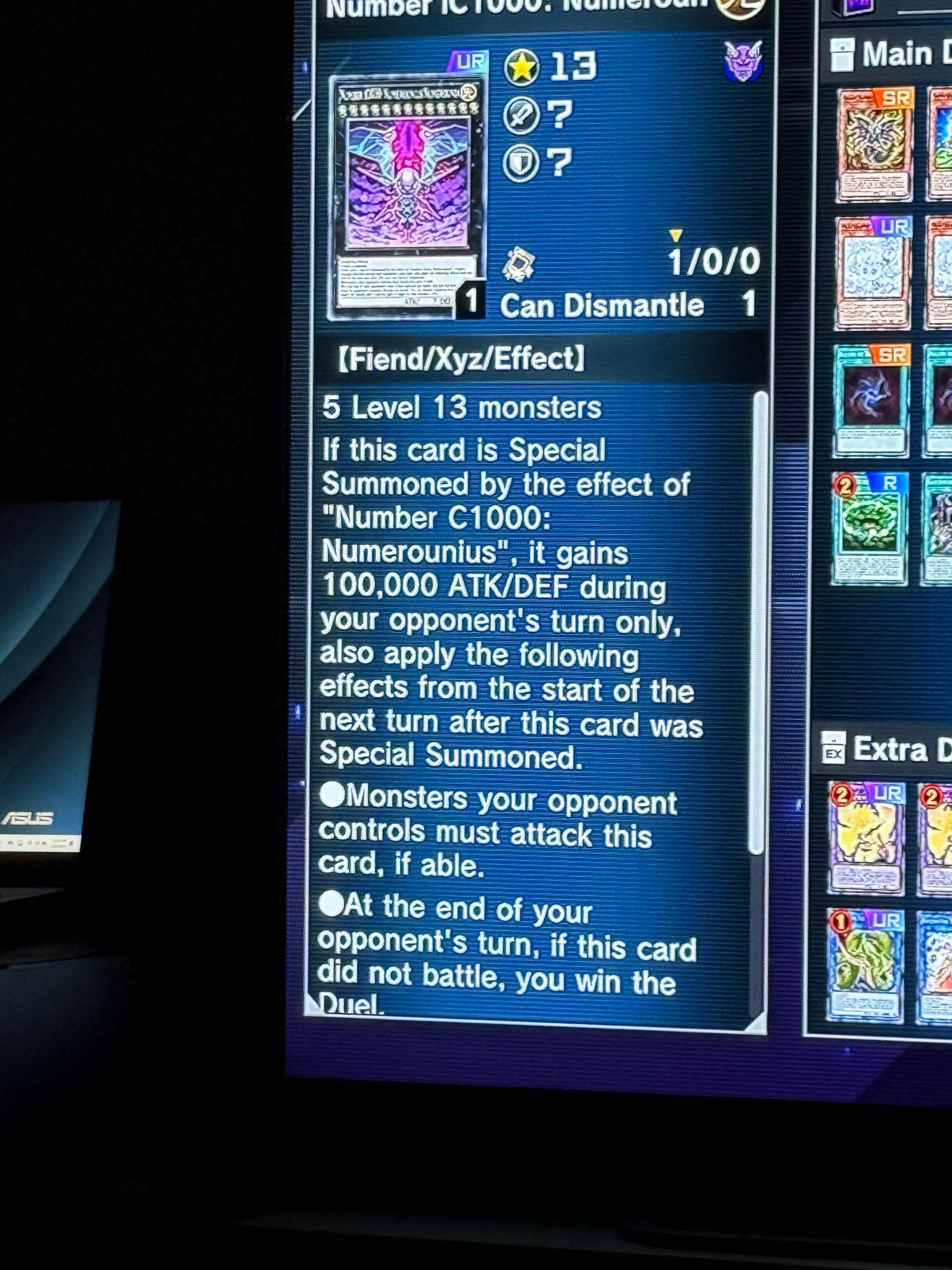 yugioh c1000 deck Number C1000: Numerounius - MGED-EN031 - Premium Gold Rare Extreme kill YuGiOh Masterduel Deck