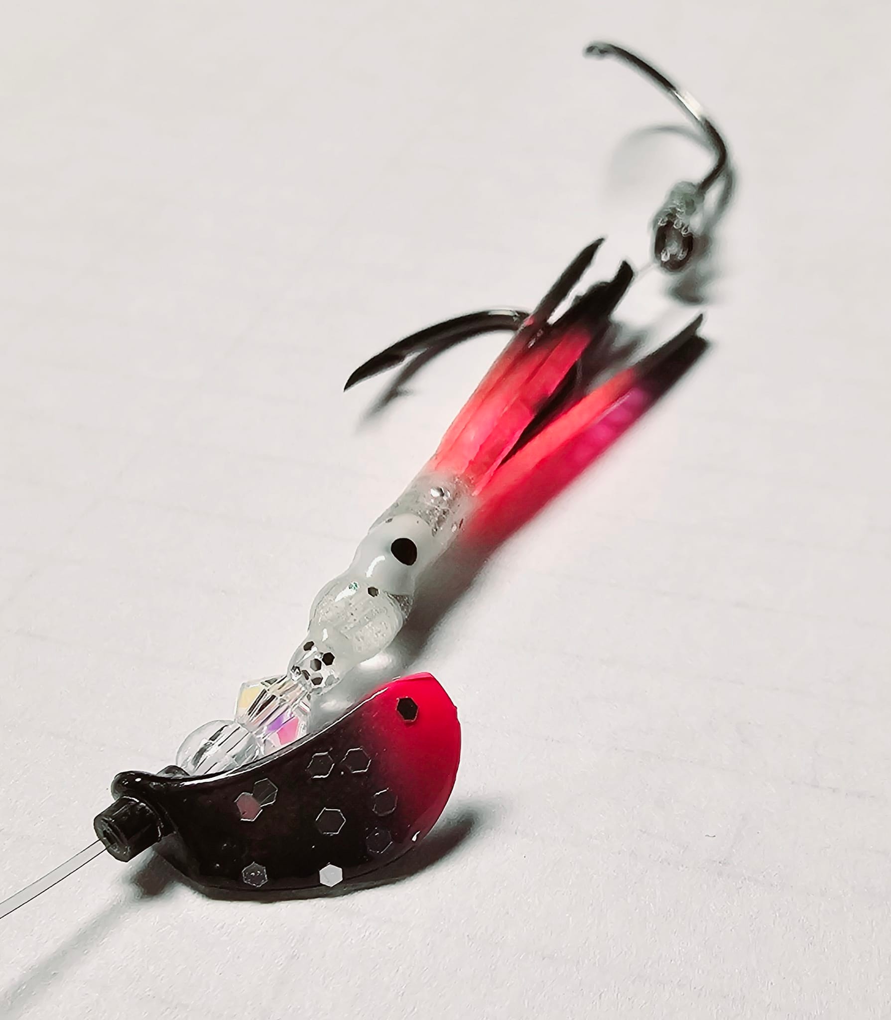 best hooks for kokanee fishing Arrowbash 6 Set Squid Hoochies-Glow Fresh Water Salmon Trolling Lures with Pre-Rigged Octopus Hooks-Synthetic Skirts Kokanee Hoochies Versatile Design Salmon Fishing : Sports & Outdoors it employs two red ultra sharp hooks tied about 1/4 to 1/2 apart Fish-Field Premium Kokanee Leader Rig