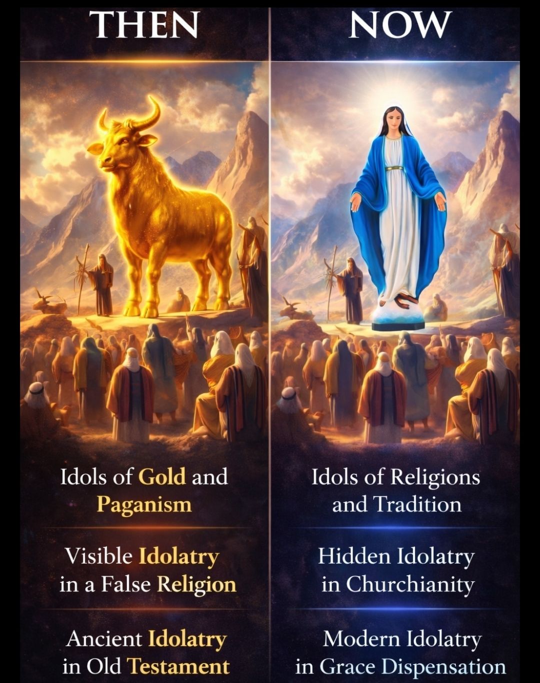 Preach - 📖 “THEN AND NOW: IDOLATRY IN EVERY DISPENSATION” 📖 1 ...