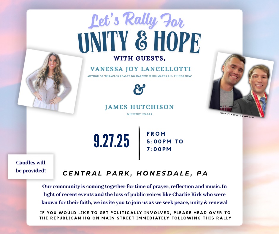 Let’s Rally for Unity & Hope