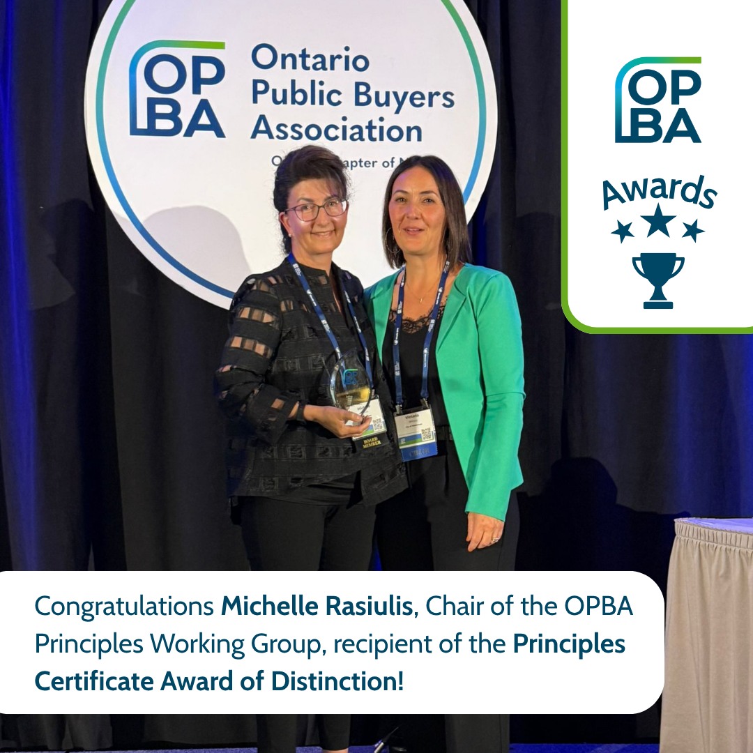 🌟 Celebrating... - Ontario Public Buyers Association | Facebook