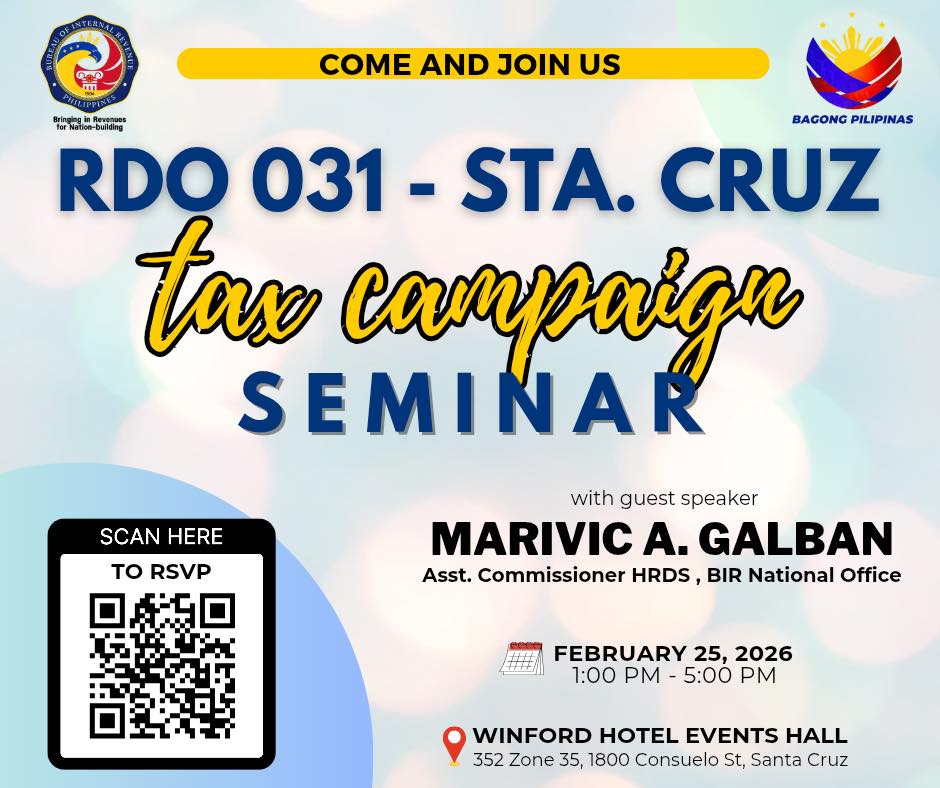 📣 Calling... - BIR Revenue District Office 031 - Sta. Cruz | Facebook