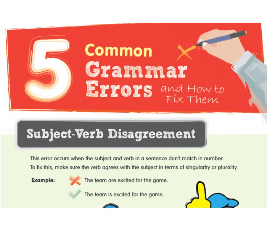 English Grammar - 5 Common Grammar Errors and How to Fix... | Facebook