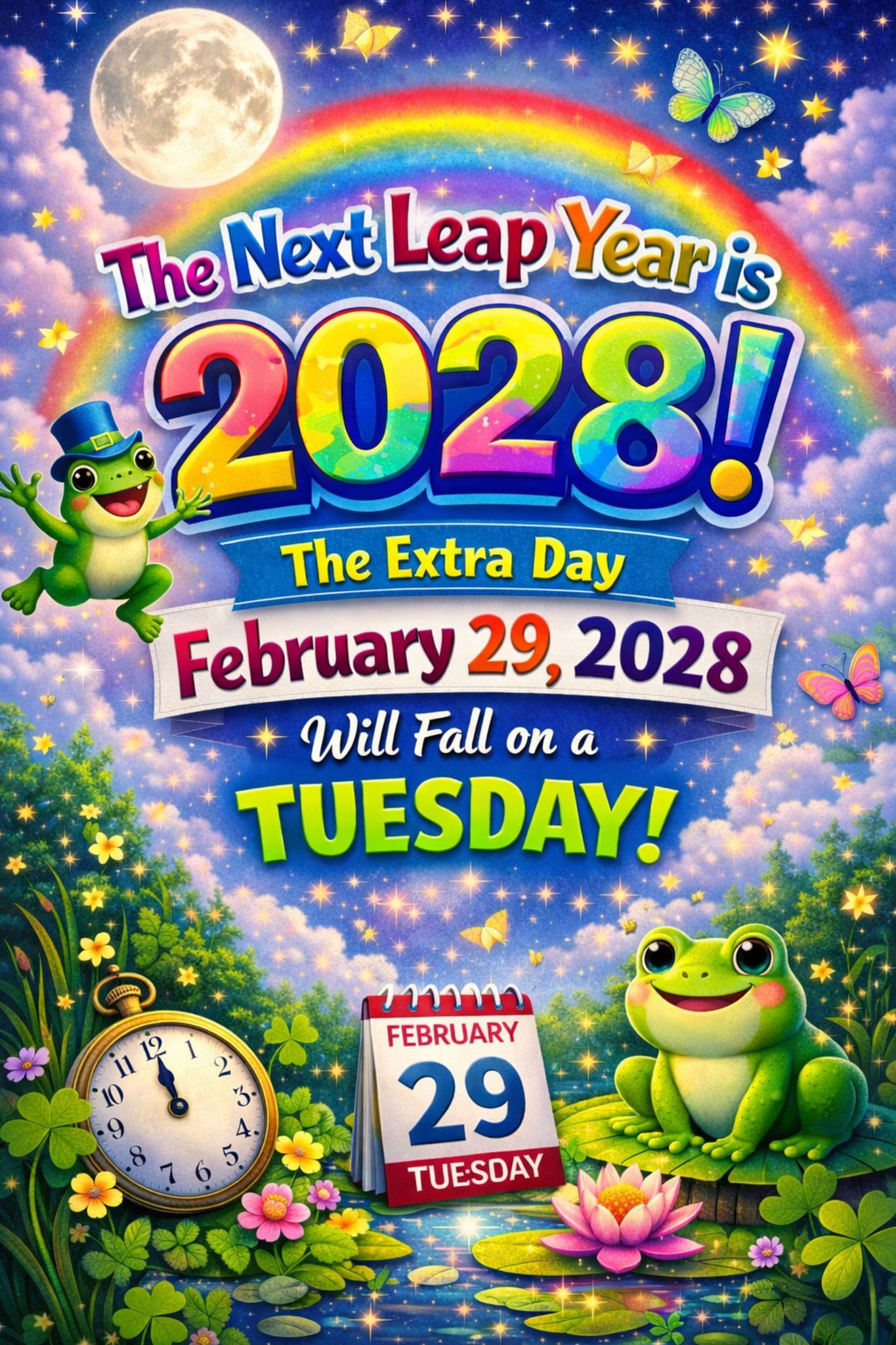 Happy - 📅 Get Ready for an Extra Day! 📅 The next Leap Year is 2028 ...