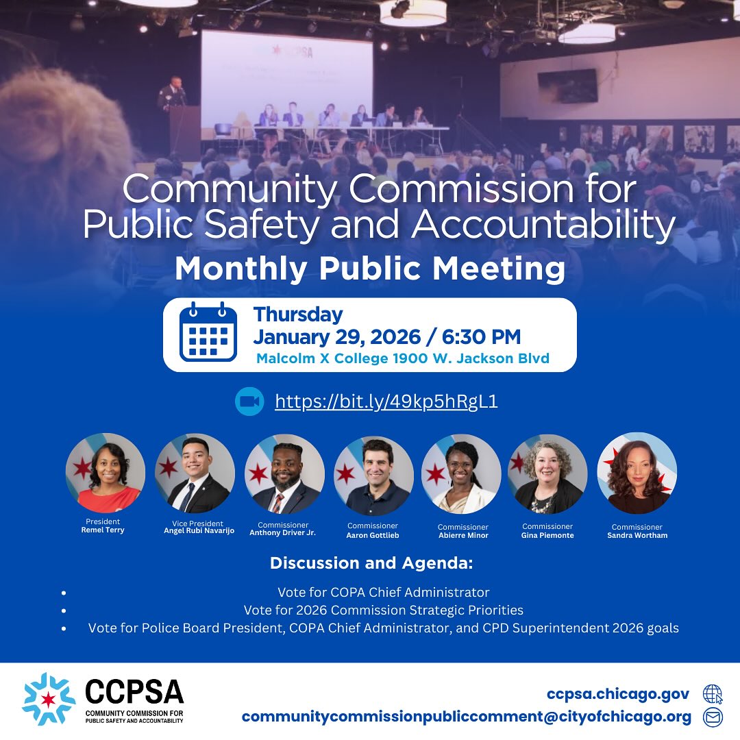 Community Commission for Public Safety & Accountability- CCPSA | Chicago IL