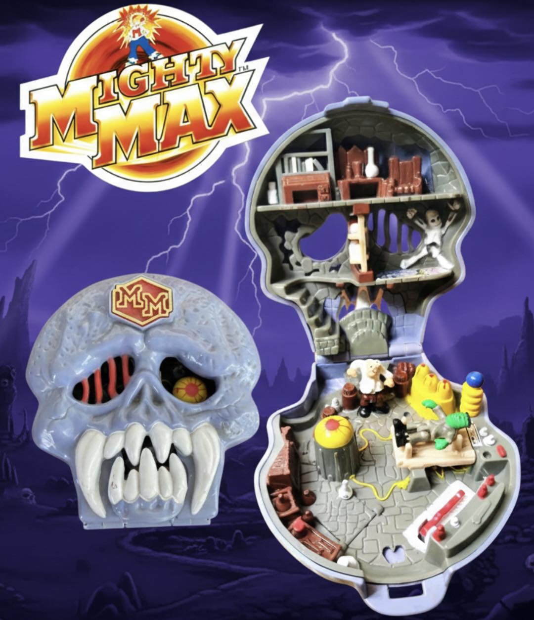 Mighty Max escapes from Skull Dungeon toy