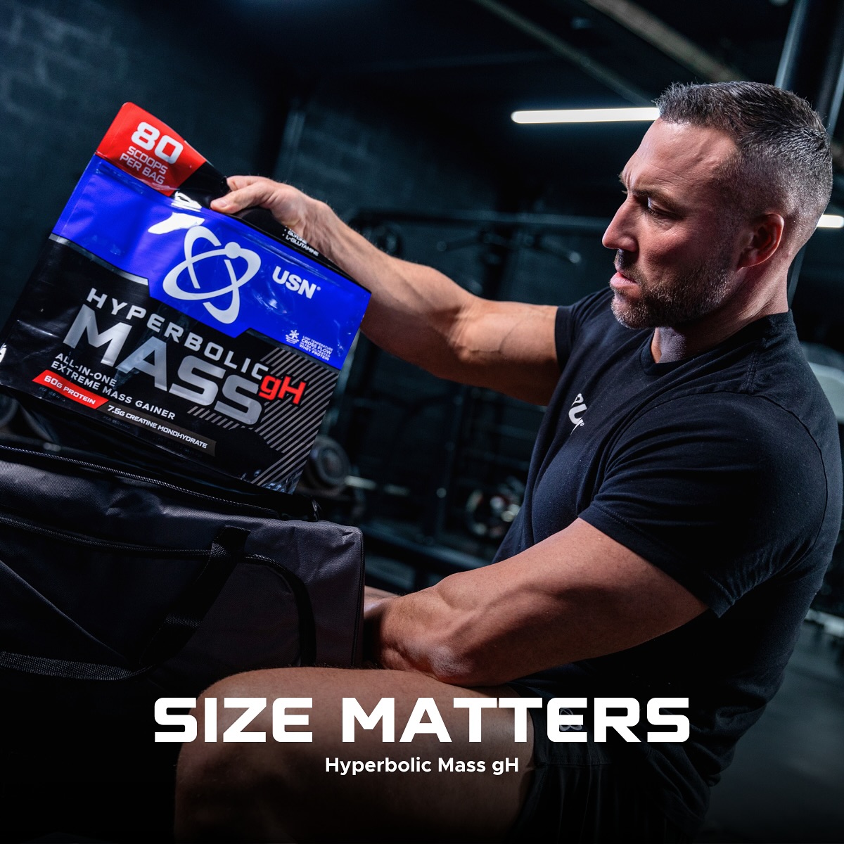 Gainer USN Hyperbolic Mass Avec Créatine - Pour Prise De Poids - Neuf Sous Emballage