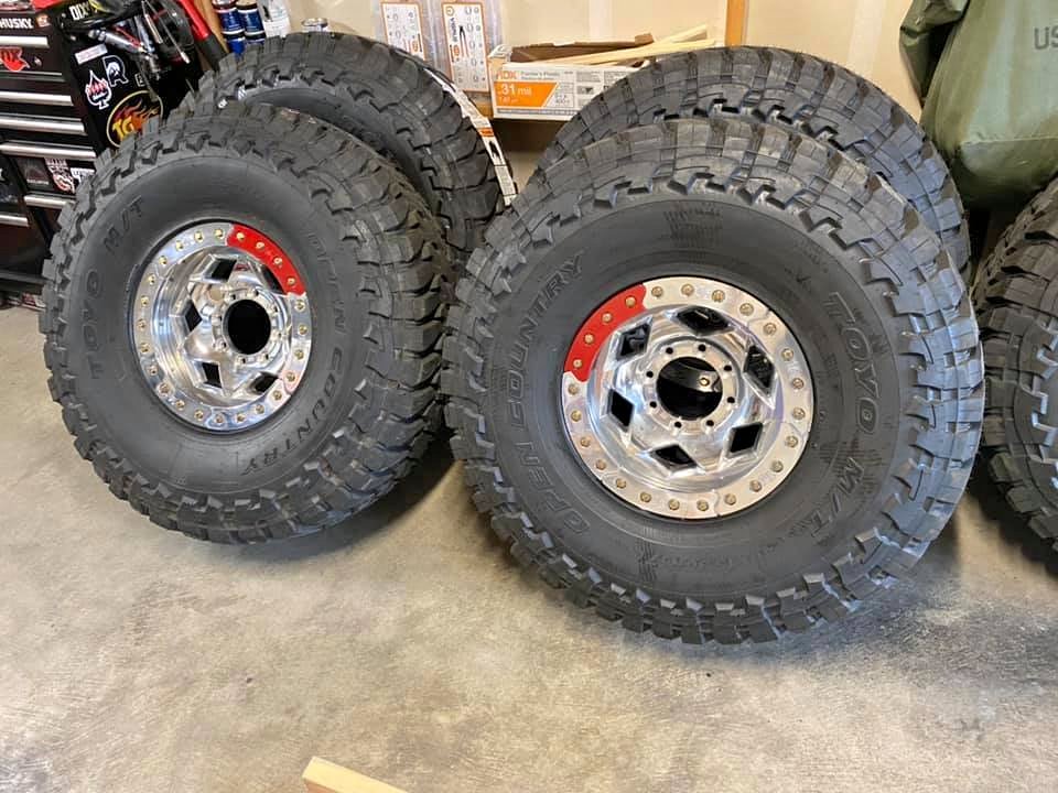 (4) Toyo Open Country M/T Tires 40X13.50X17 and Trail Gear Wheels - Car ...