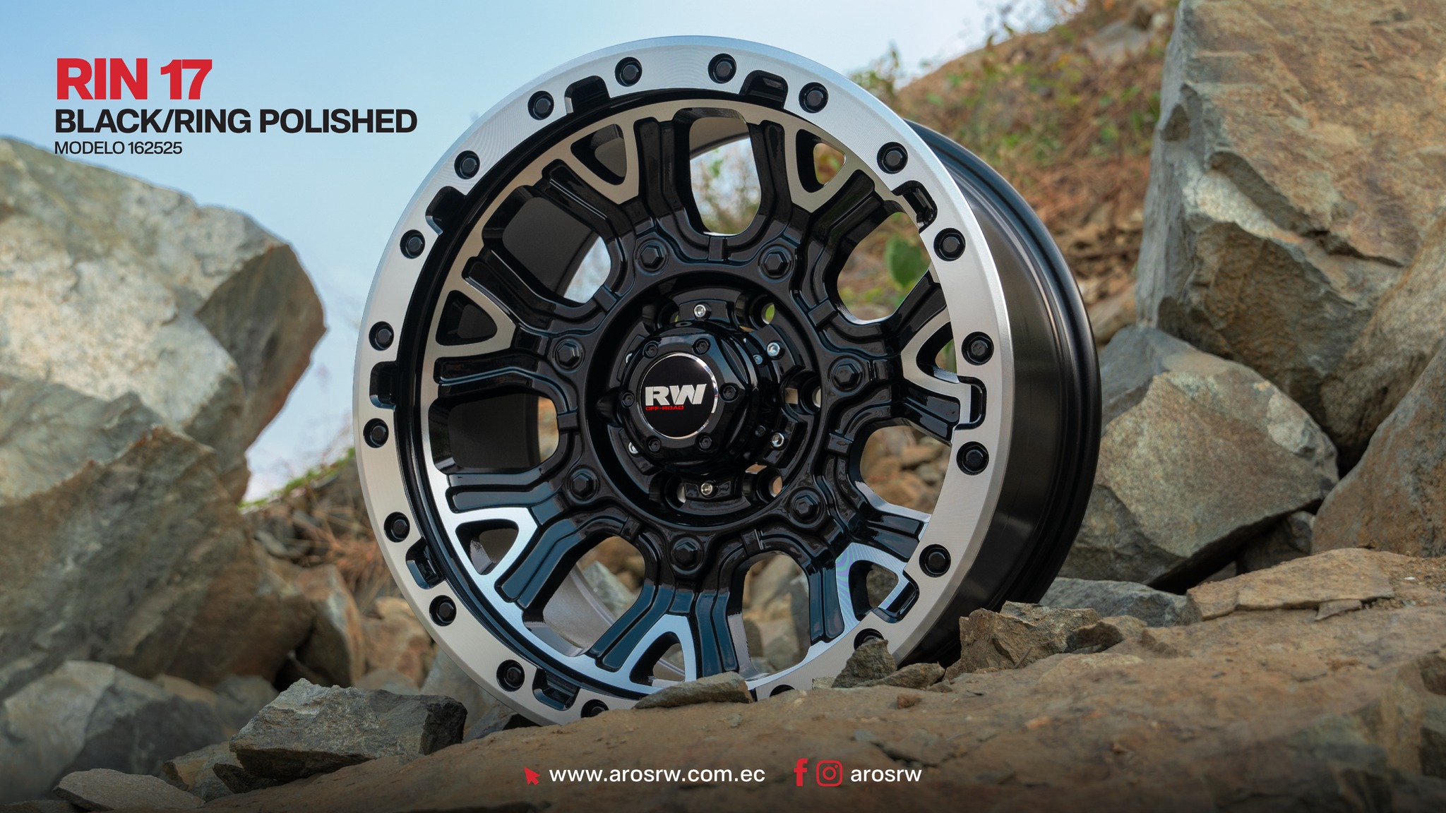 OffRoad de ArosRW® es para todo terreno💪😎 ▪️ Rin 17x9 BLACK