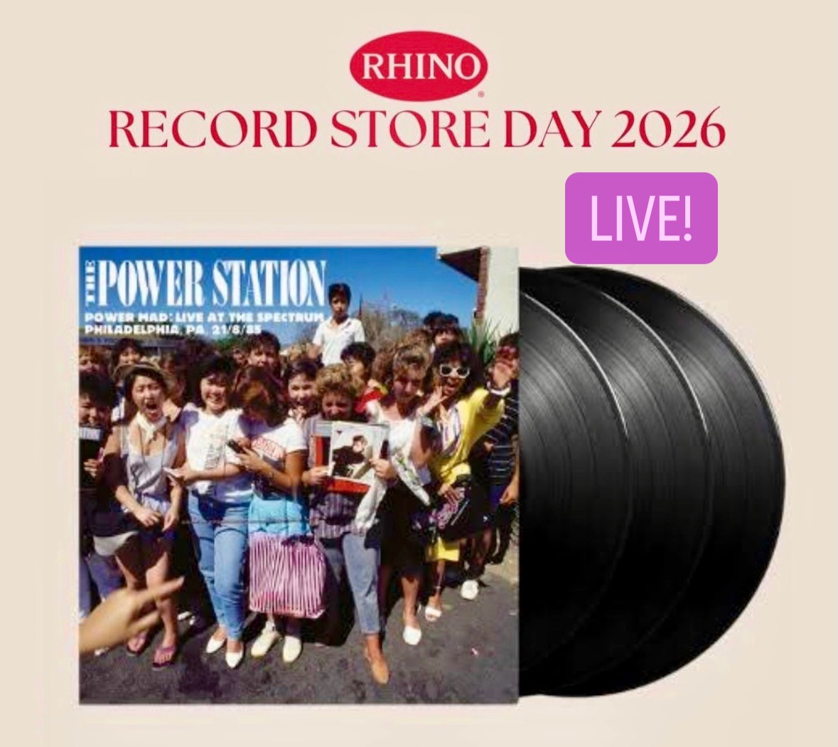 The Power Station's 1985 live tour experience