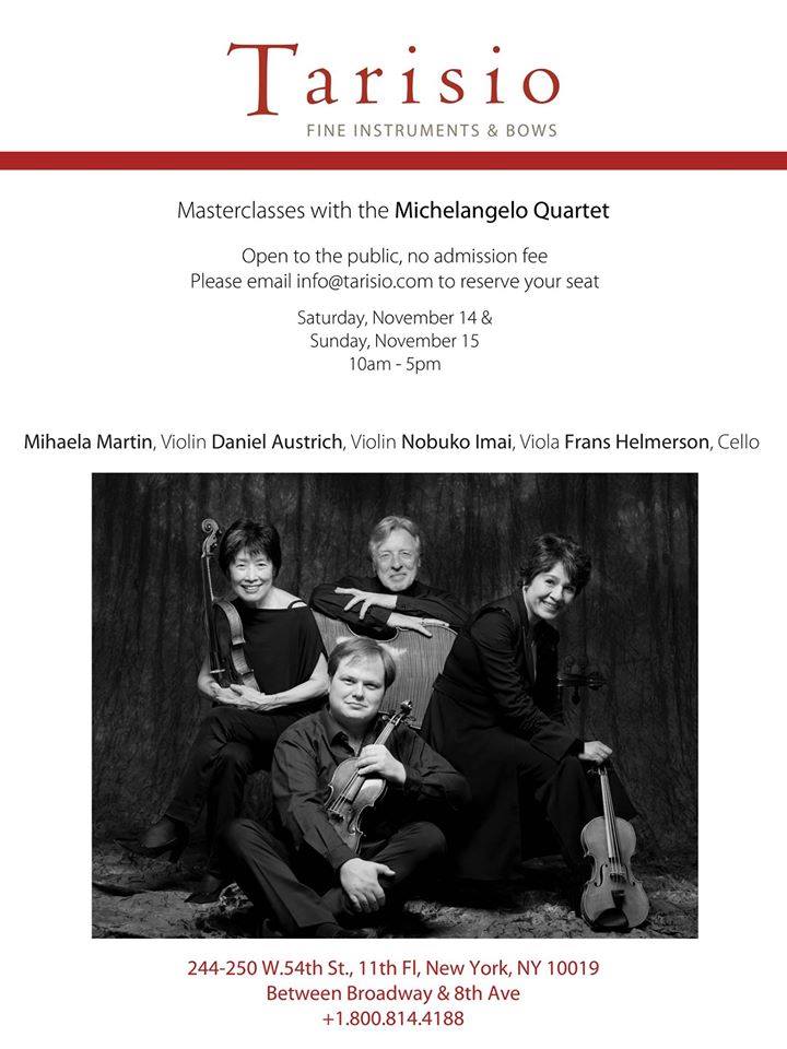 Michelangelo String Quartet (@MichelangeloStringQuartet) • Facebook