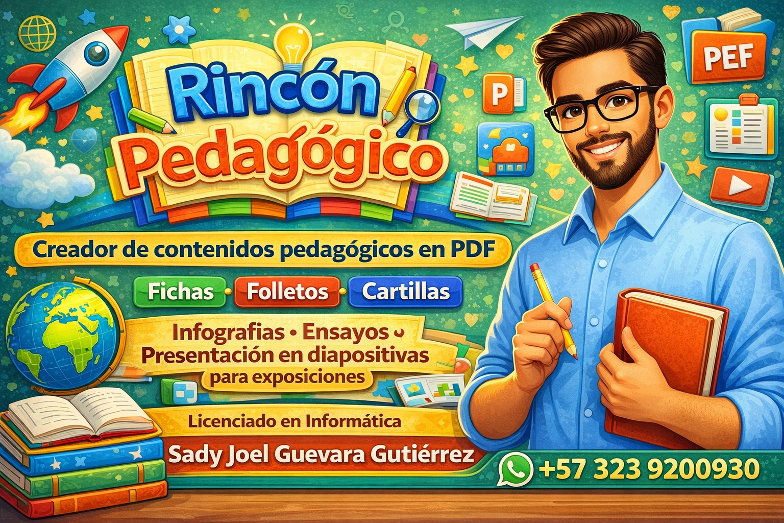 Mundo de letras.... - Mundo de letras. Material Educativo