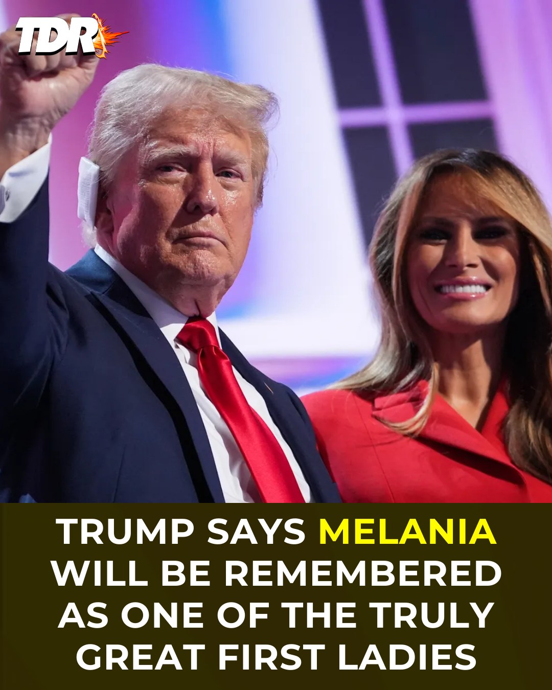Trump praised how amazing she is at... - The Daily Reaction | Facebook
