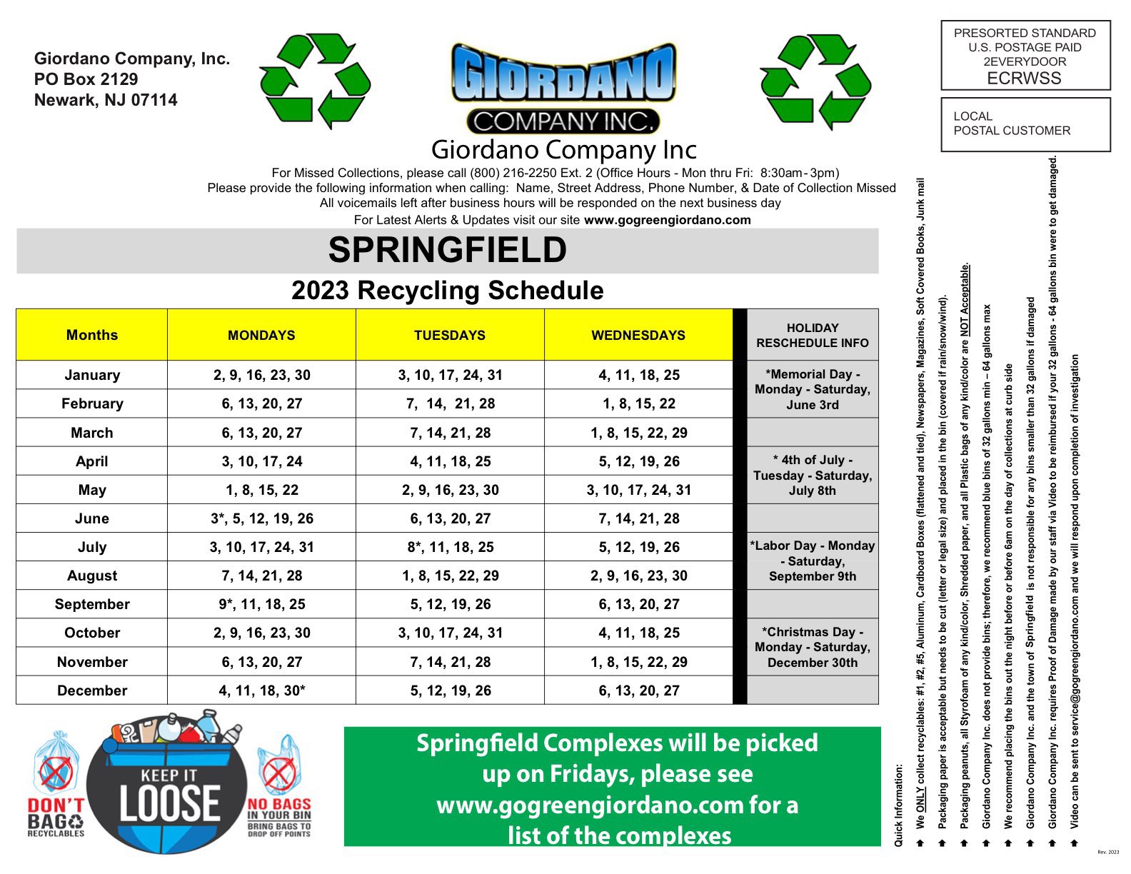 Sitemapcdatahttpautocellcare1comcranford Nj Recycling Schedule 2022