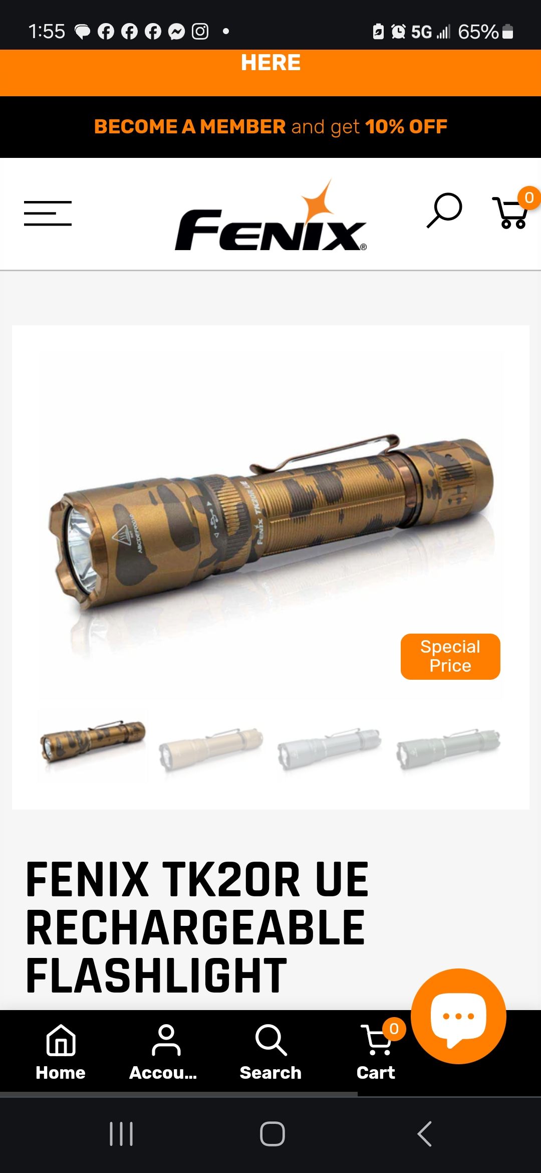 fenix flashlight comparison TK21R Rechargeable or personal protection. Fenix PD36R V2.0 Rechargeable Flashlight