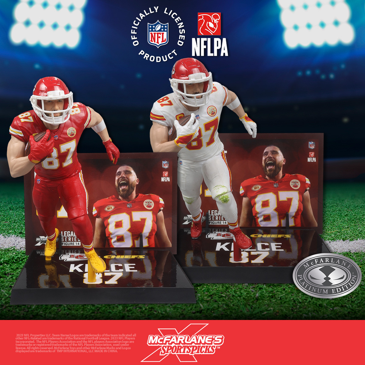 🏈 Travis Kelce (Kansas City Chiefs) McFarlane NFL 6