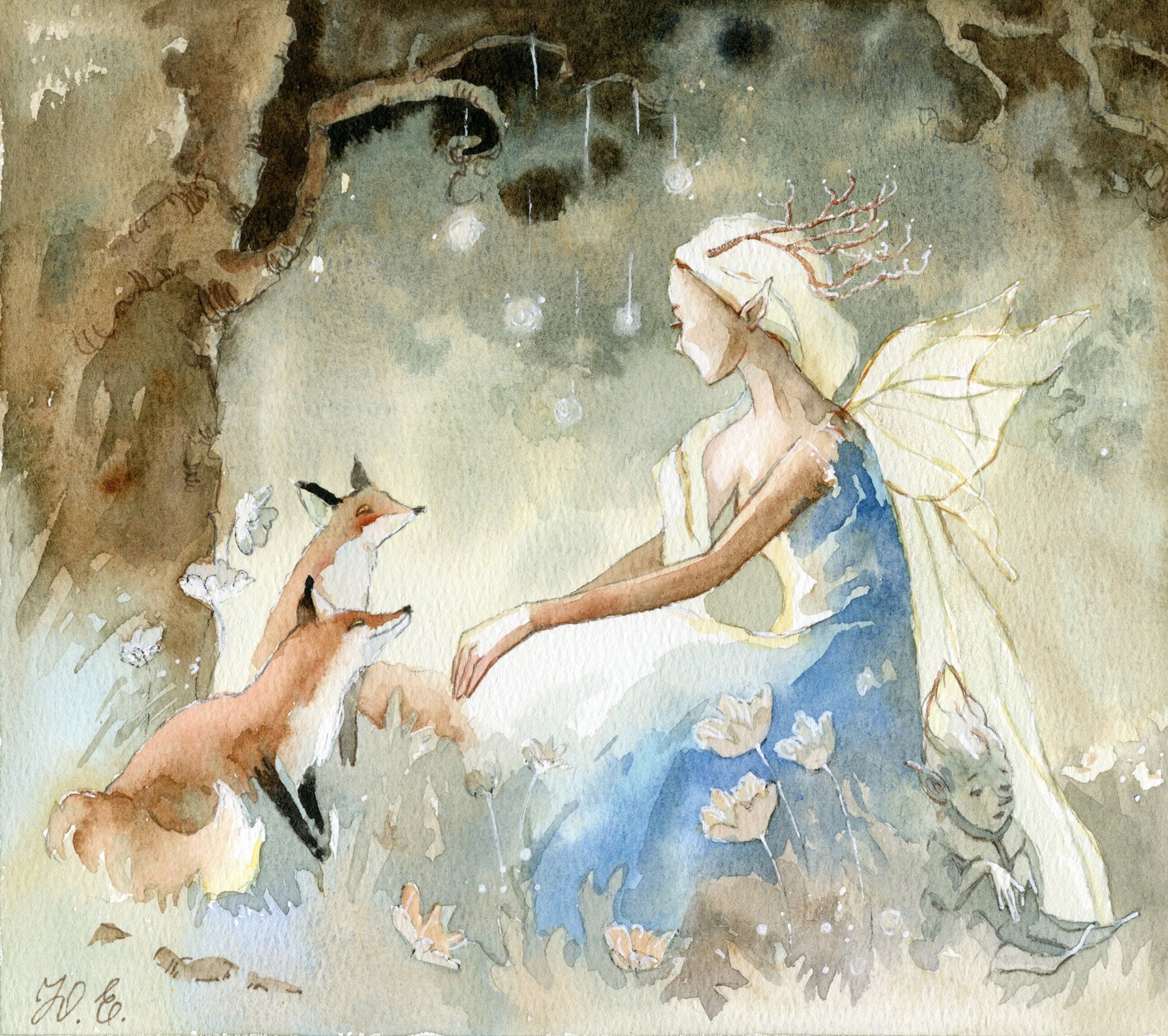 Airy Watercolor by Yulia Evsyukova