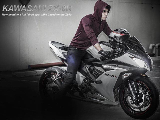Z800 custom modified zx8r from Thailand.