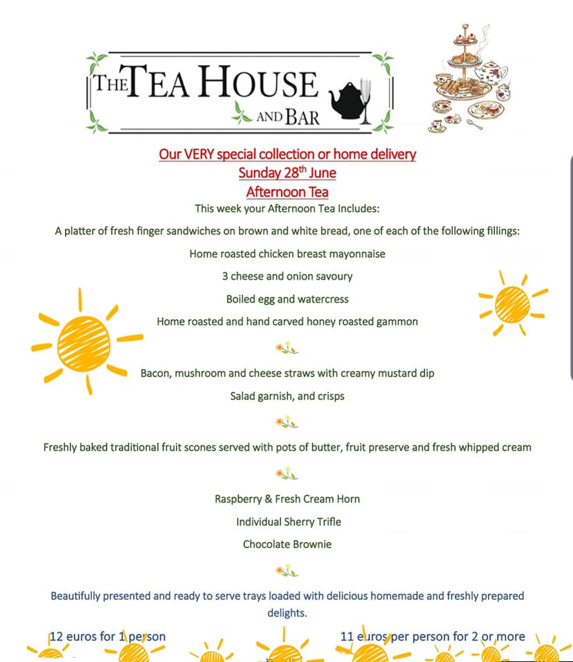 Our new menu for this coming... - The Tea House and Bar