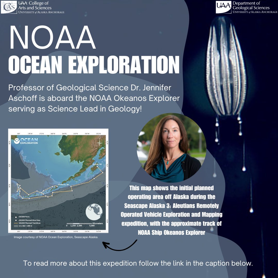 Professor of Geological Science Dr. Jennifer Aschoff is aboard the NOAA ...