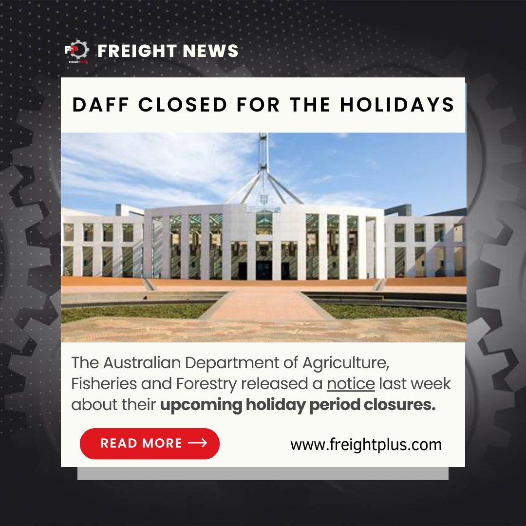 Freightplus - The Department of Agriculture, Fisheries and...